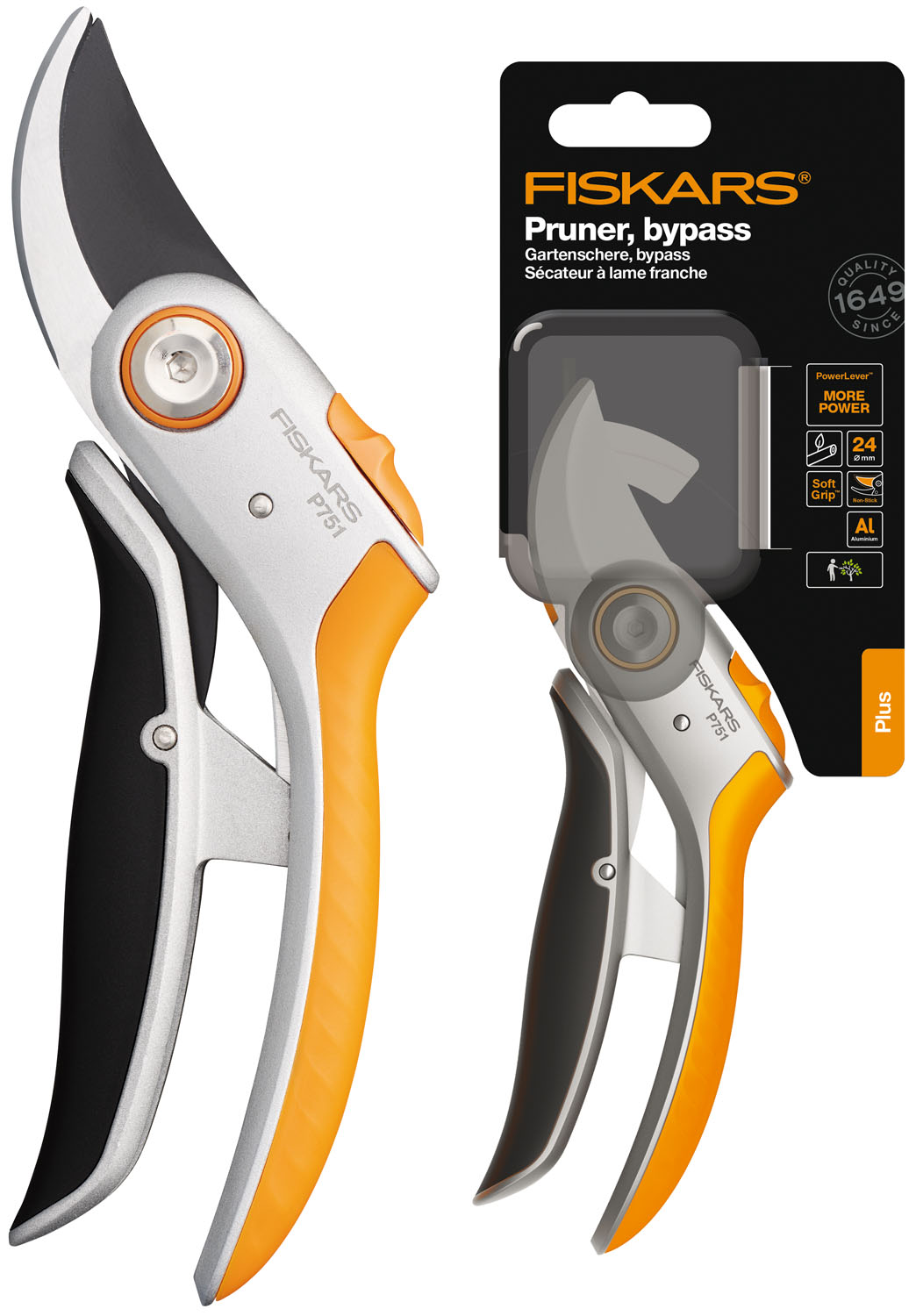 Image of FORBICI BYPASS PLUS P751 PER POTATURA