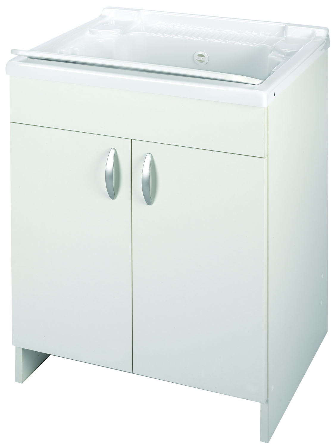 Image of MOBILE LAVATOIO IN LEGNO CON VASCA IN RESINA -561