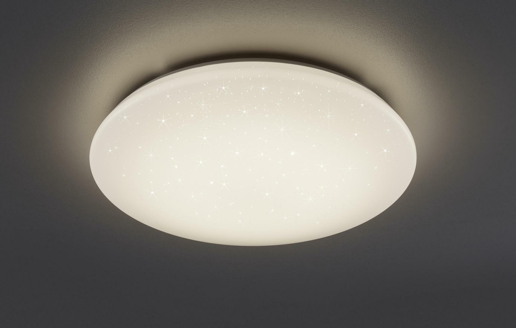 Image of Plafoniera Led effetto Stelle Dimmer Luce Notturna Bianca 40W Fuji GD Trio