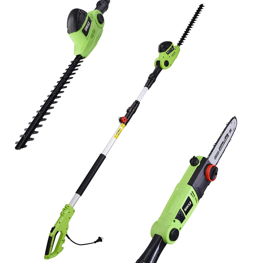 Image of Tagliasiepi Potatore Telescopico Elettrico 700W Motosega Tagliabordi Tosa Siepi