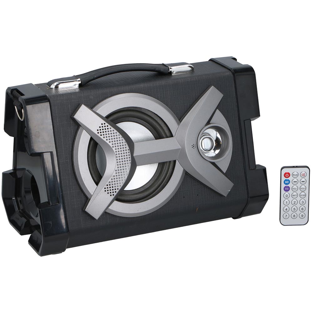 Image of Cassa Altoparlante Speaker Bluetooth Portatile Radio FM USB Aux MP3 Telecomando