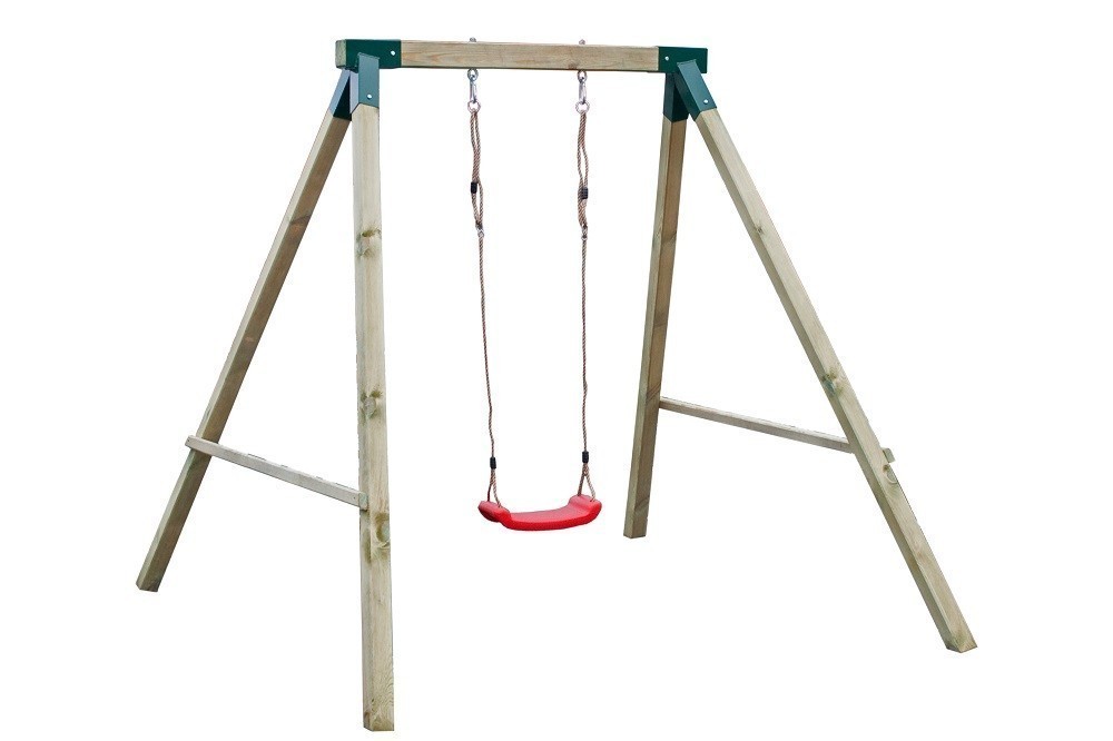 Altalena Singola In Legno Orchidea-image