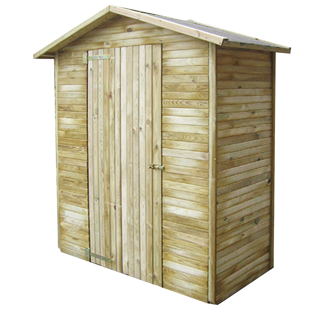 Image of Casetta da Giardino in Legno a Pannelli Rimessa Porta Attrezzi Giglio Pircher