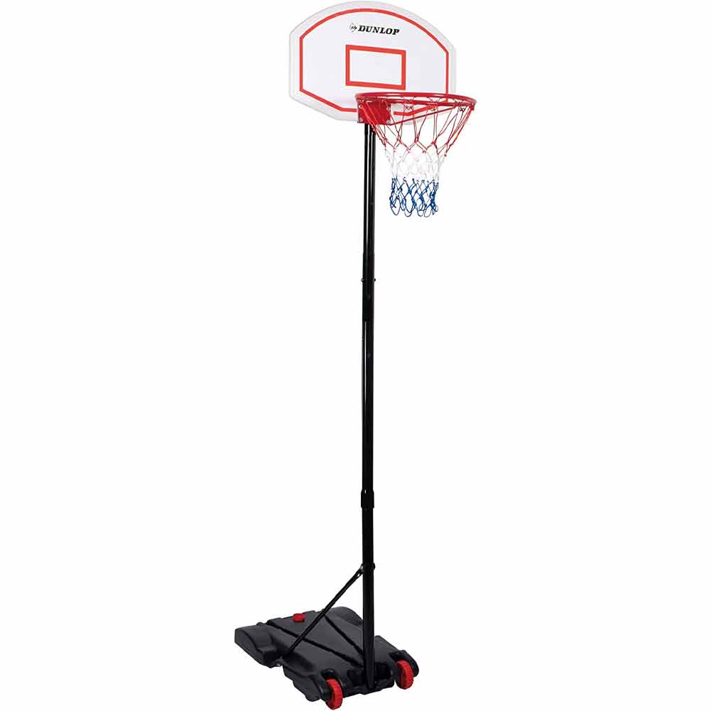 Image of Canestro da Basket Supporto Altezza Regolabile per Esterni Pallacanestro Sport
