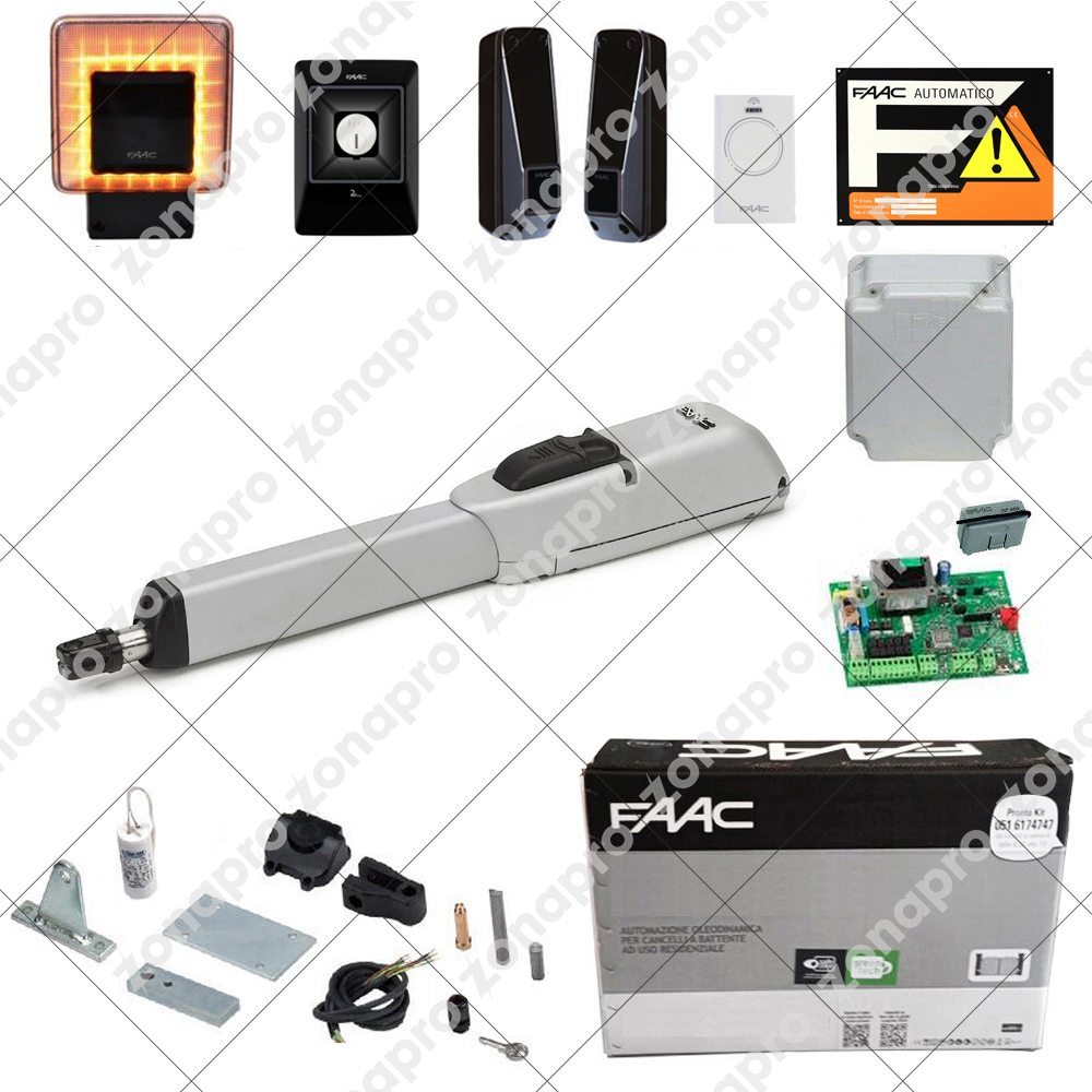 FAAC KIT 415 L 230V 104417 Automation Swing Gate Max 4mt Door - Picture 2 of 3