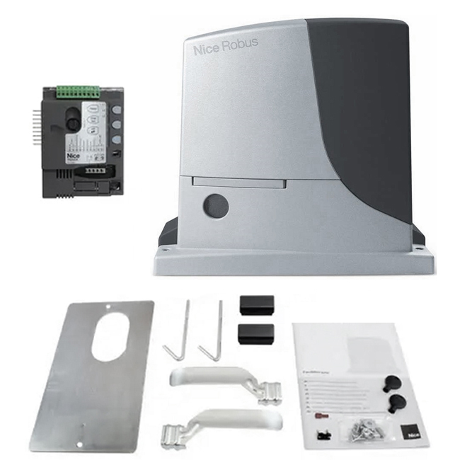 Motore Motoriduttore Robus per cancelli scorrevoli fino a 600 kg 24v NICE RB600