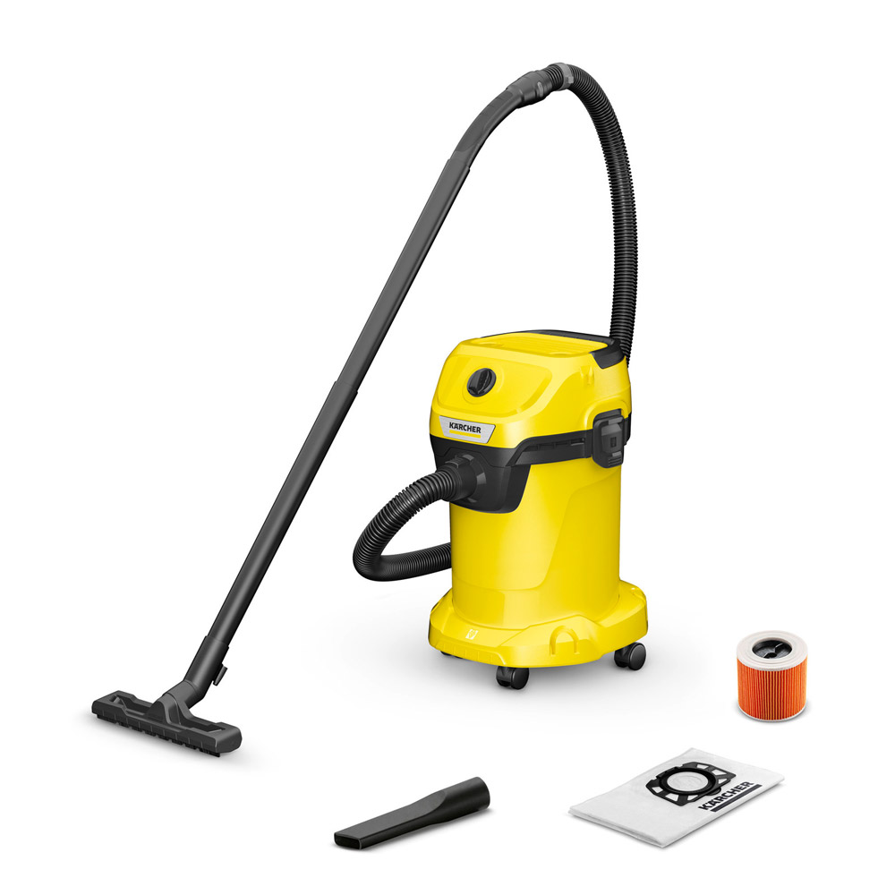 Image of Bidone Aspiratutto Karcher WD 3 V Aspira Solidi e Liquidi Grossolani 1.628-107.0