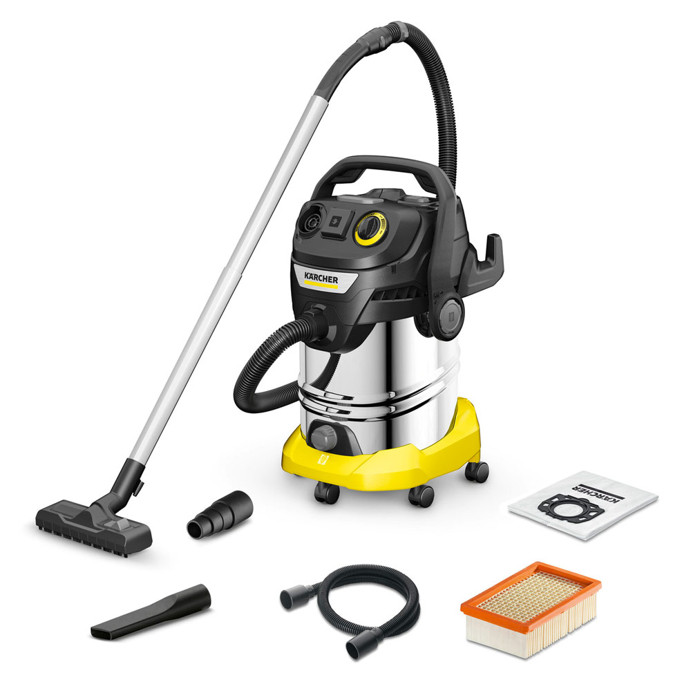 Image of Bidone Aspiratutto Karcher KWD 6 P S V Aspira Liquidi con Presa Elettroutensili