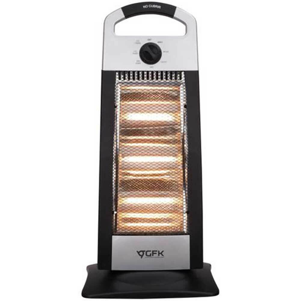 DCG Stufa Elettrica Alogena Oscillante 1200W Protezione Basso Consu 3 Potenze Climatizzazione E Riscaldamento Dcg 8032774620186