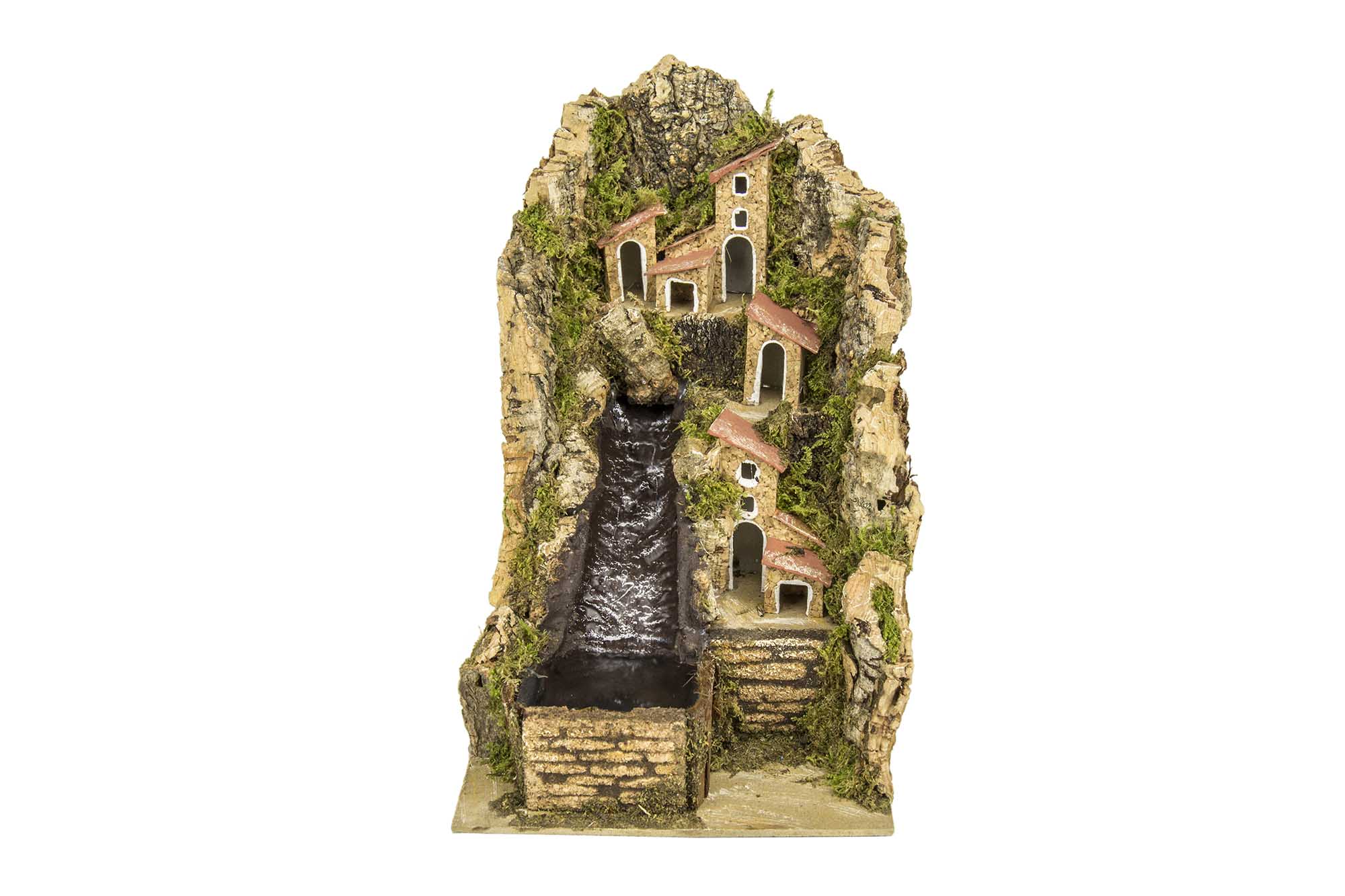 Cascata con casette 14x20x24 cm