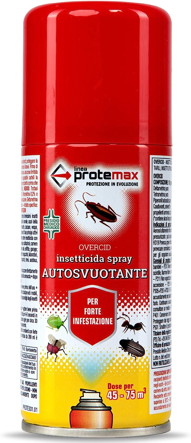 PROTEMAX  INSETTICIDA MULTINSETTO SPRAY ml 150 Bombola autosvuotante  DF 6135380