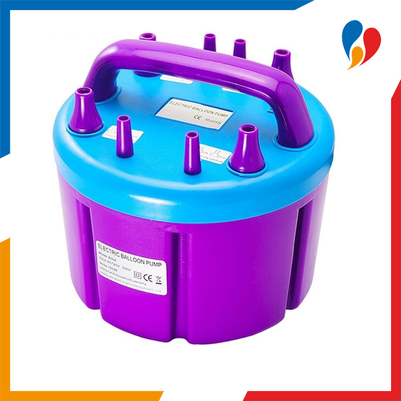 Gonfiatore elettrico palloncini compressore per palloncini 4 uscite 900w