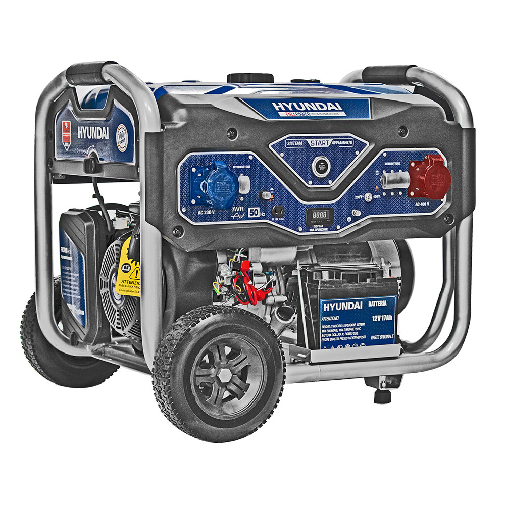 Image of Generatore di Corrente a Benzina 4 Tempi 6 Kw Hyndai 65006