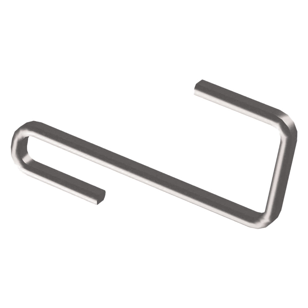 GANCIO FERMACOPPO AD 'S' lunghezza 90 mm -- pz 100 DF 1083961