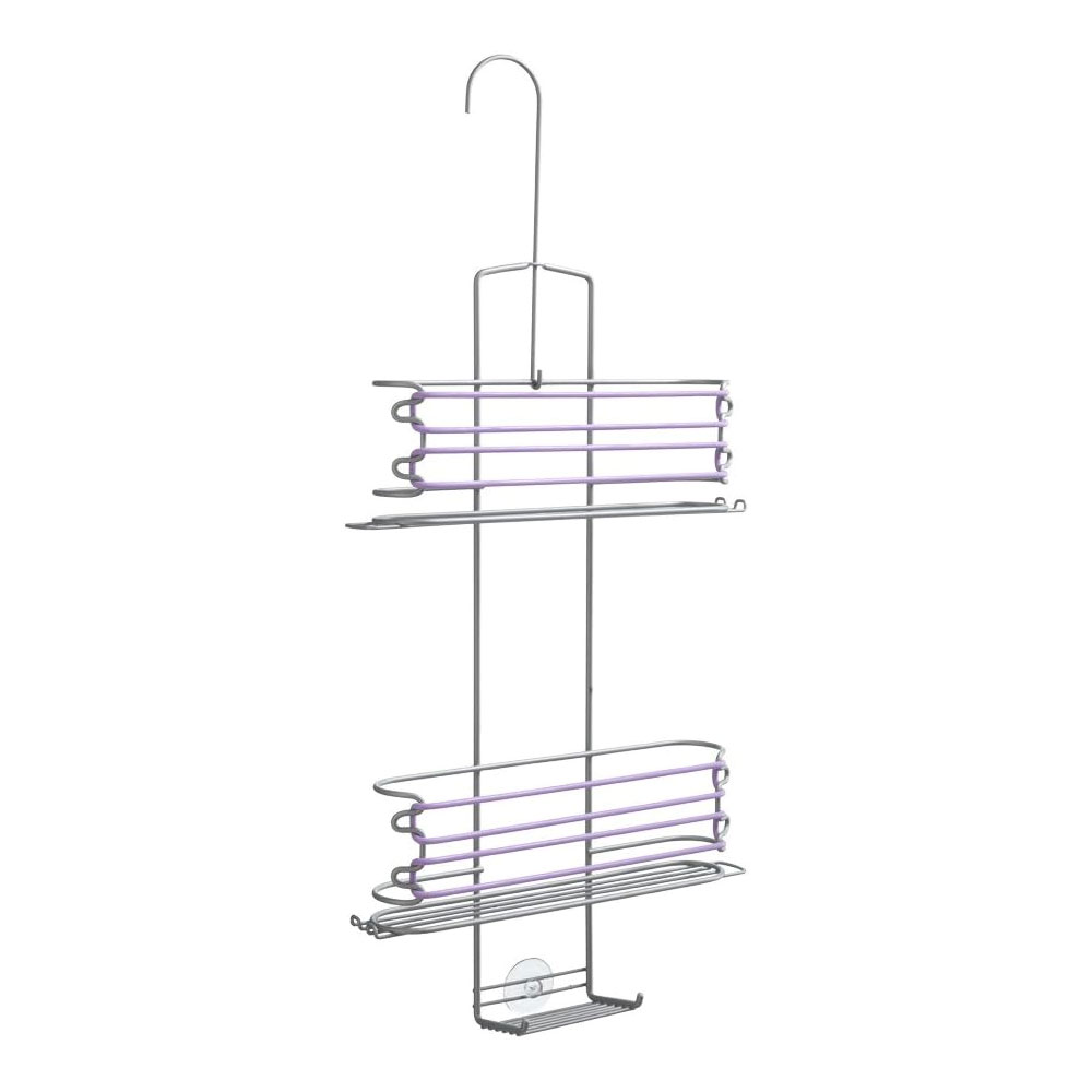 Image of Supporto Doccia 3 Piani Mensola con Gancio Fasce Elastiche Ventosa Next Frost