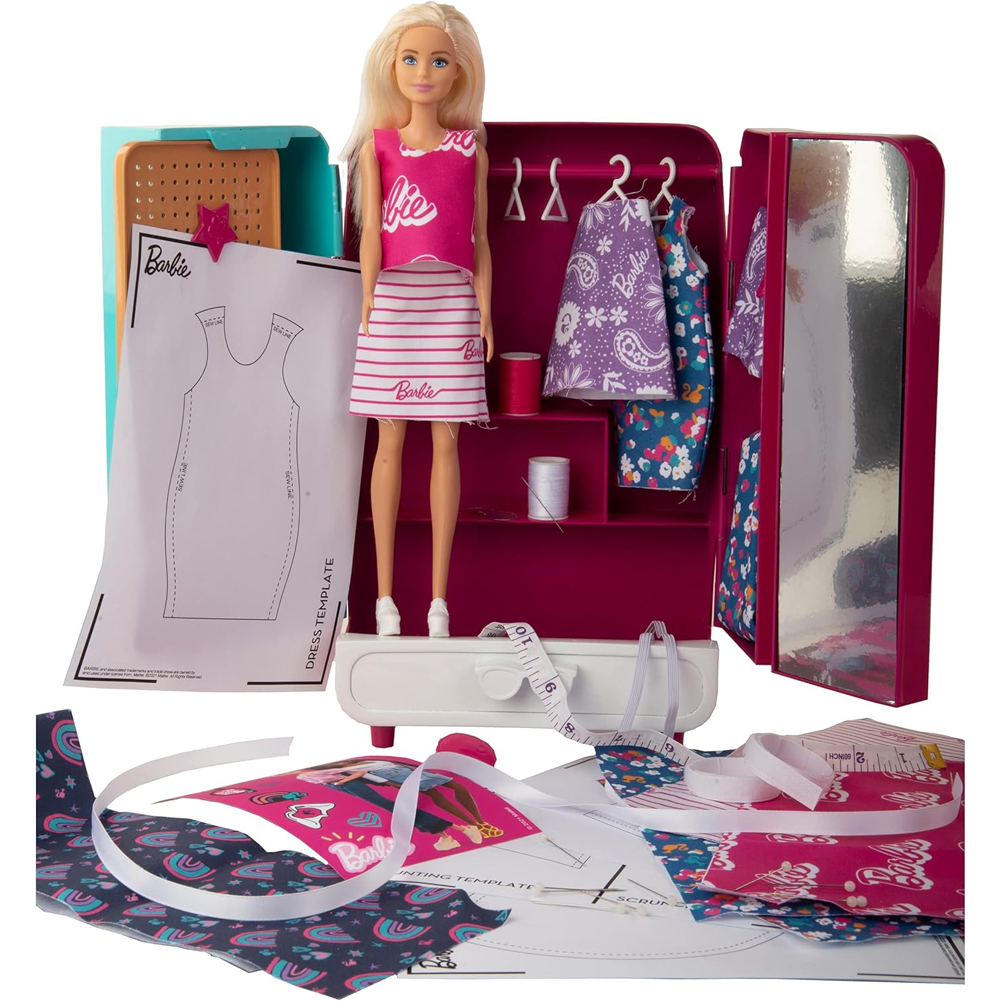Image of Barbie Armadio alla Moda Artigianale Doll Bambola Accessori Playset Idea Regalo
