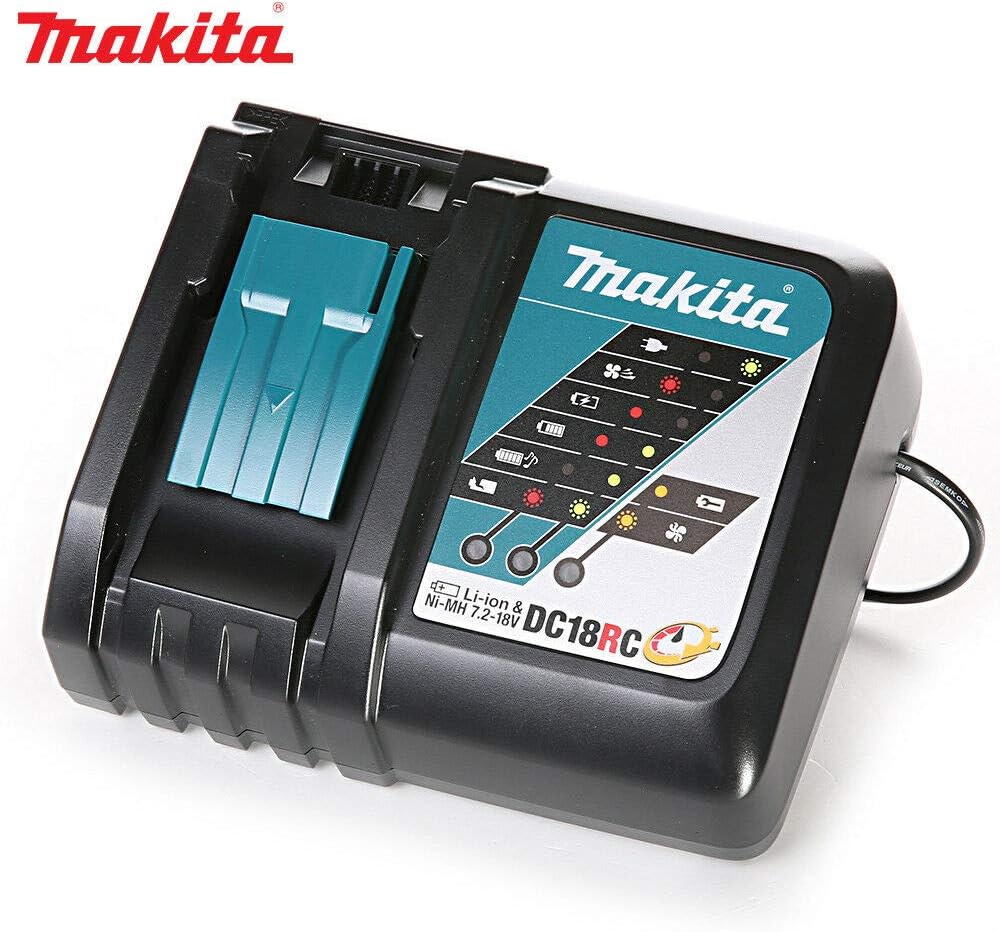 Image of Makita DC18RC Caricabatteria caricatore rapido Li-ion 7,2V - 18V originale