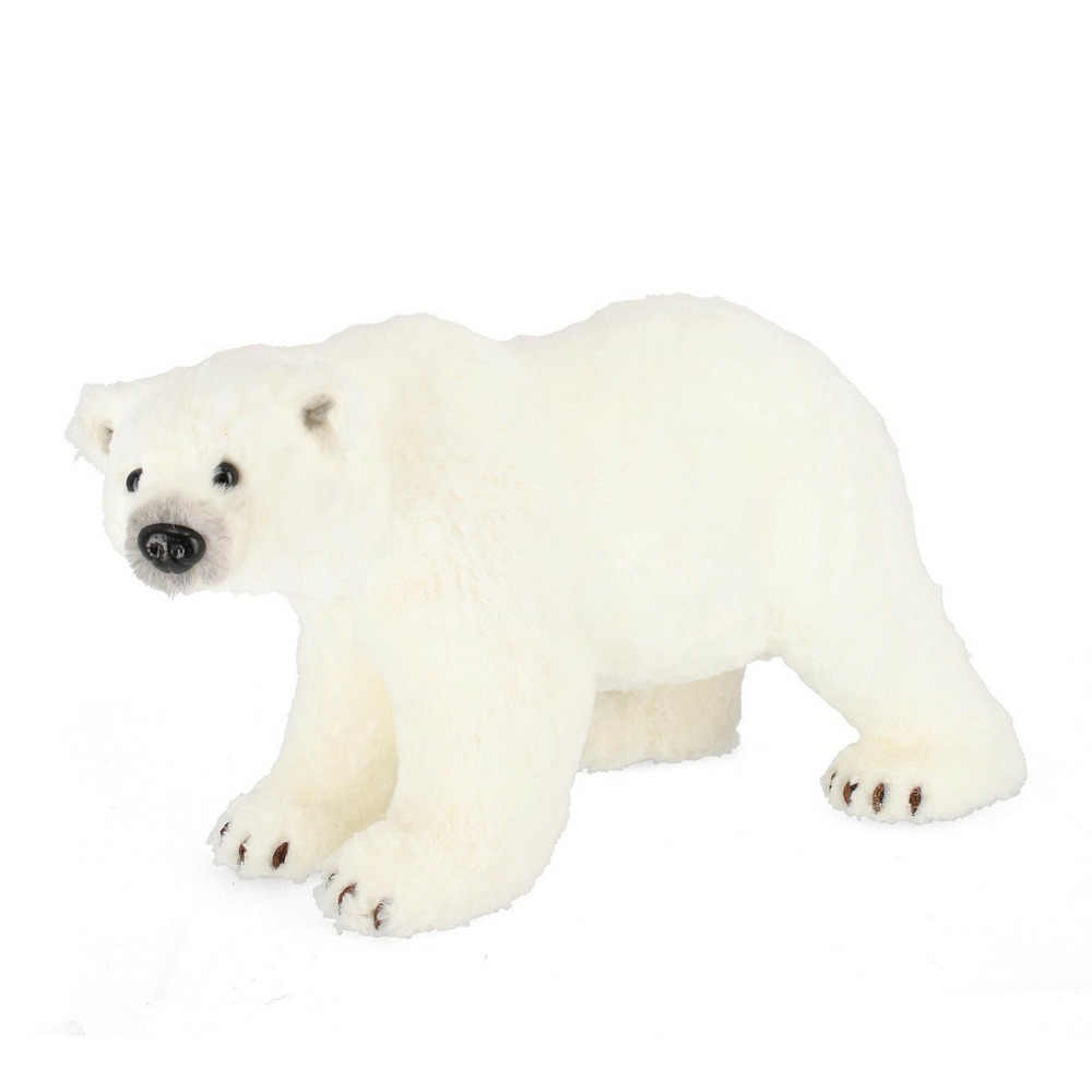 Image of Orso di Natale Bianco Bobby Decorazione Natalizia 28 cm