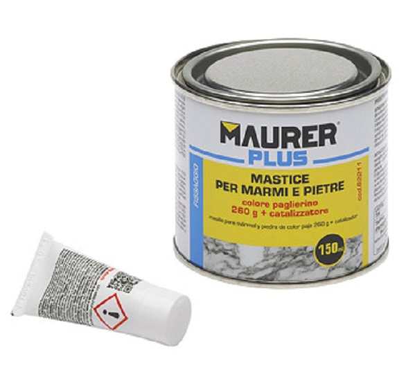 MASTICE PER MARMO E PIETRA DA 260 GR COLORE PAGLIERINO 82211