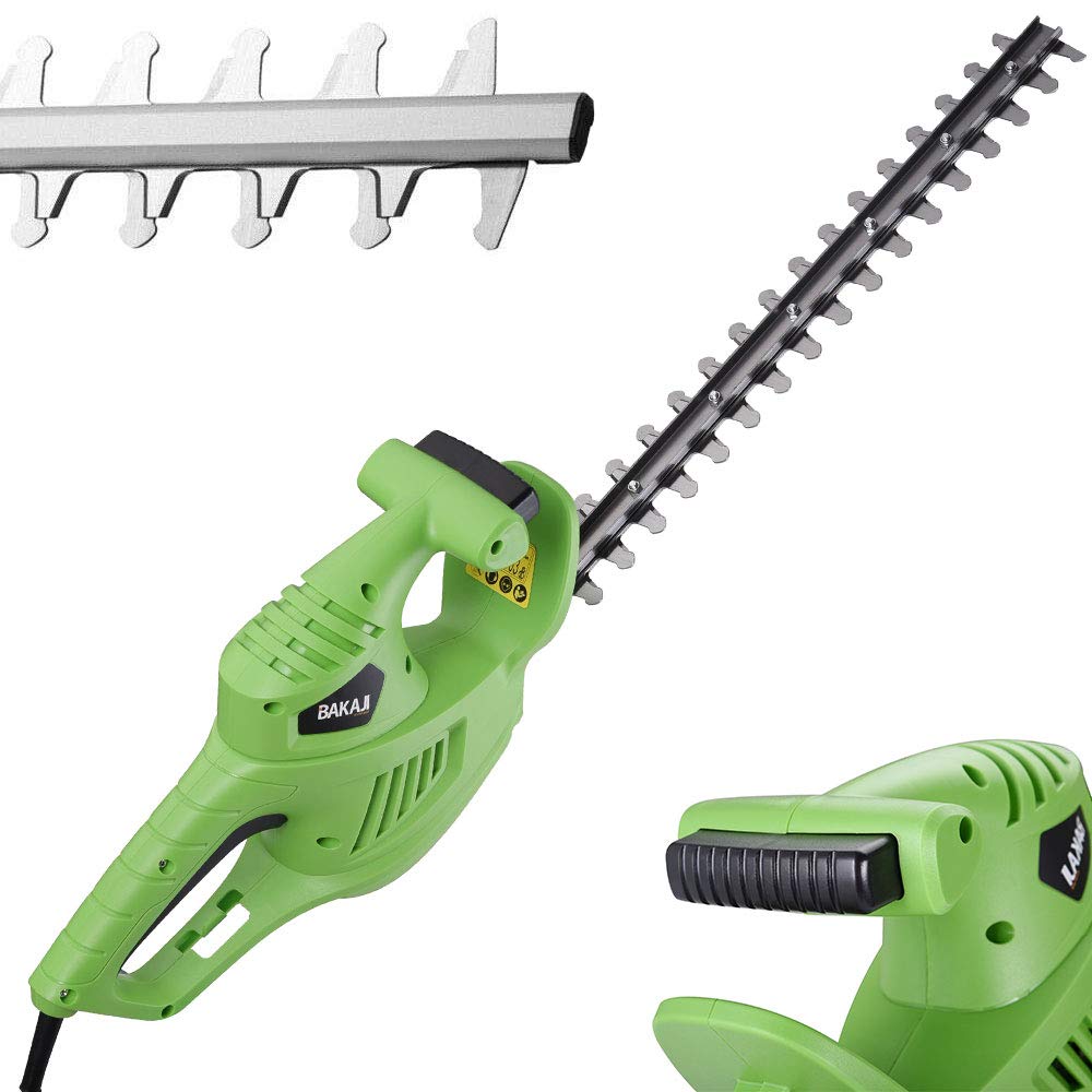 Image of Tagliasiepi Elettrico 500W Lama 45 cm Sega Tagliabordi Decespugliatore Tosasiepi