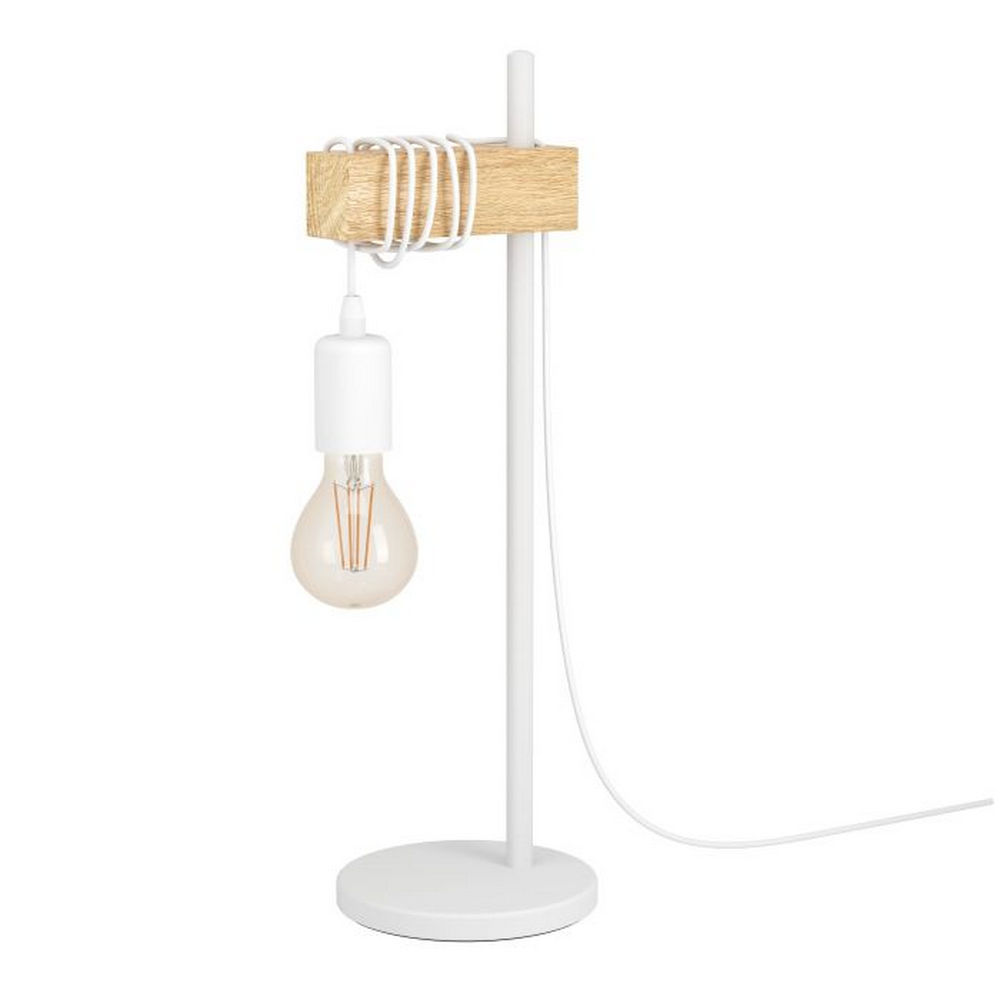Lampada da Tavolo Townshend in Legno Vintage Eglo - Foto 8 di 8