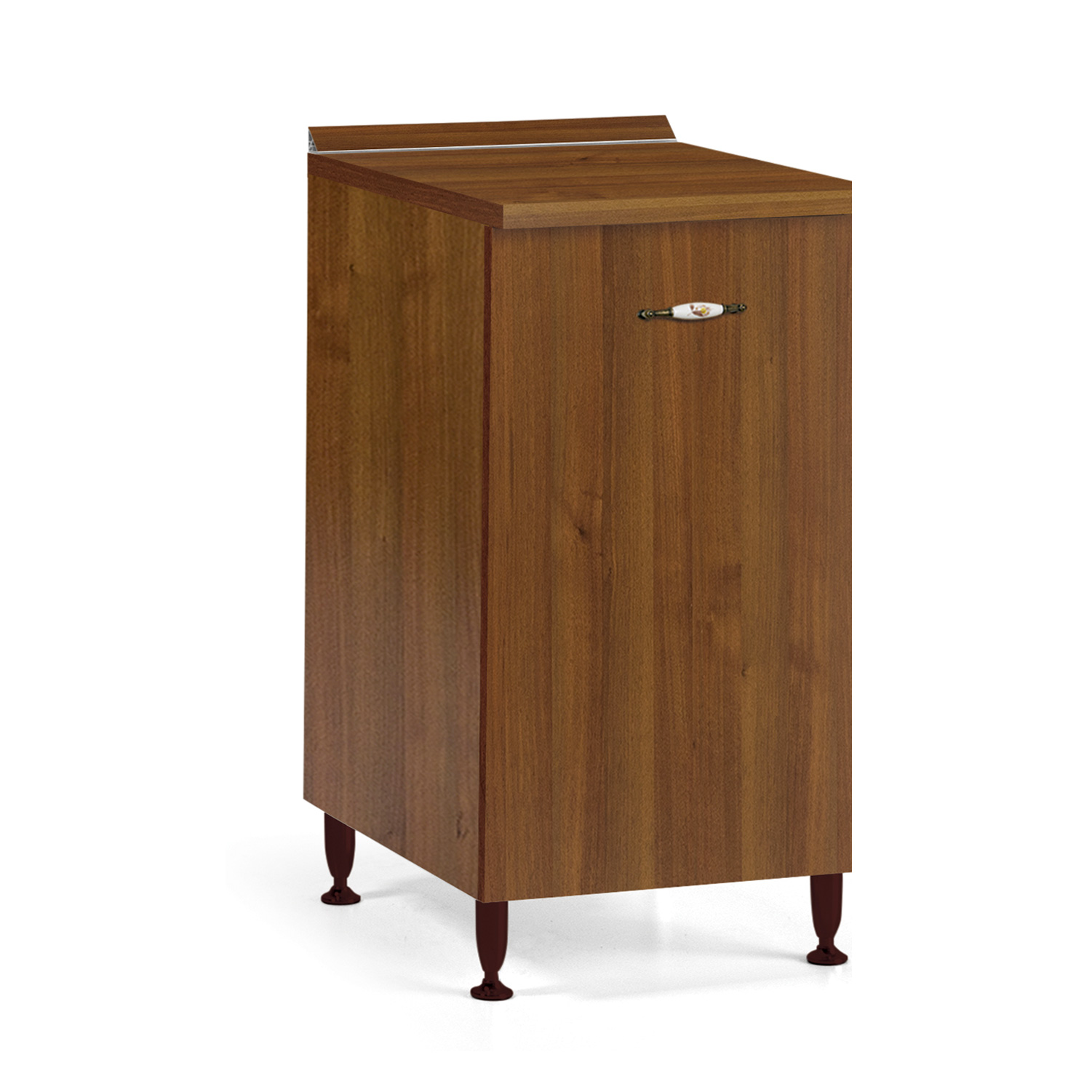 Image of Mobile Mobiletto Base Per Cucina Componibile Noce Antico Misura 40 x 50 x H85 CM