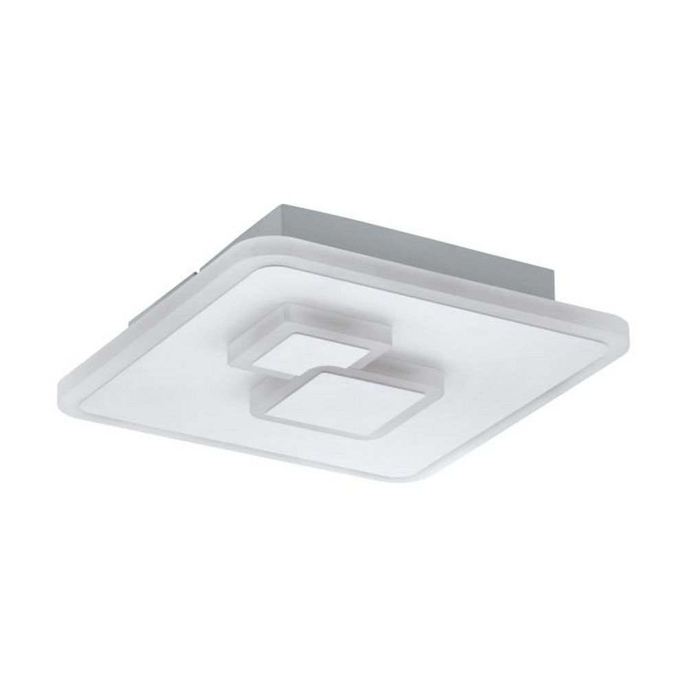 Plafoniera a LED Quadrata in Metallo Applique Cadegal Eglo - Foto 8 di 8
