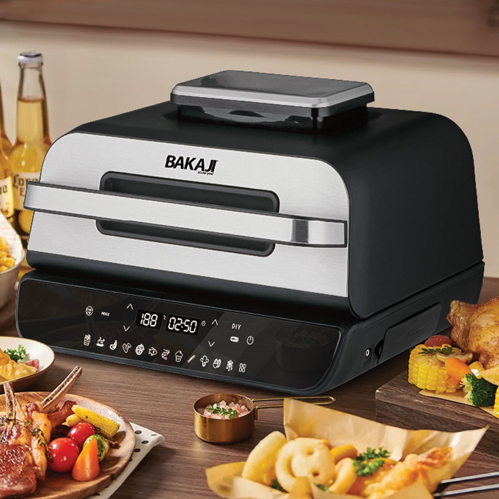 Image of Fornetto Friggitrice ad Aria 6 Lt con Grill Bistecchiera 6 tipi di Cottura 1800W