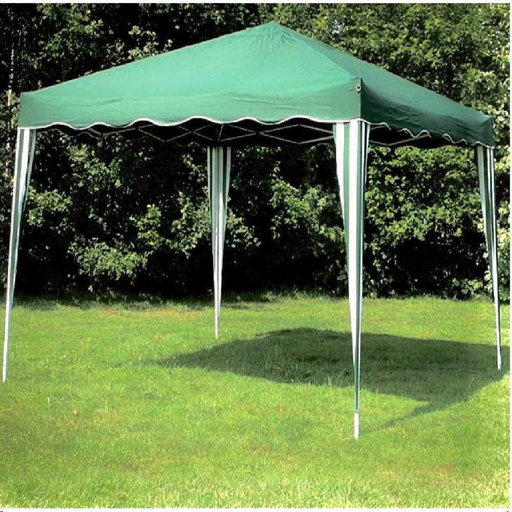 Image of Gazebo 3x3 Pieghevole Verde Impermeabile Pieghevole Tendone Giardino Con Sacca