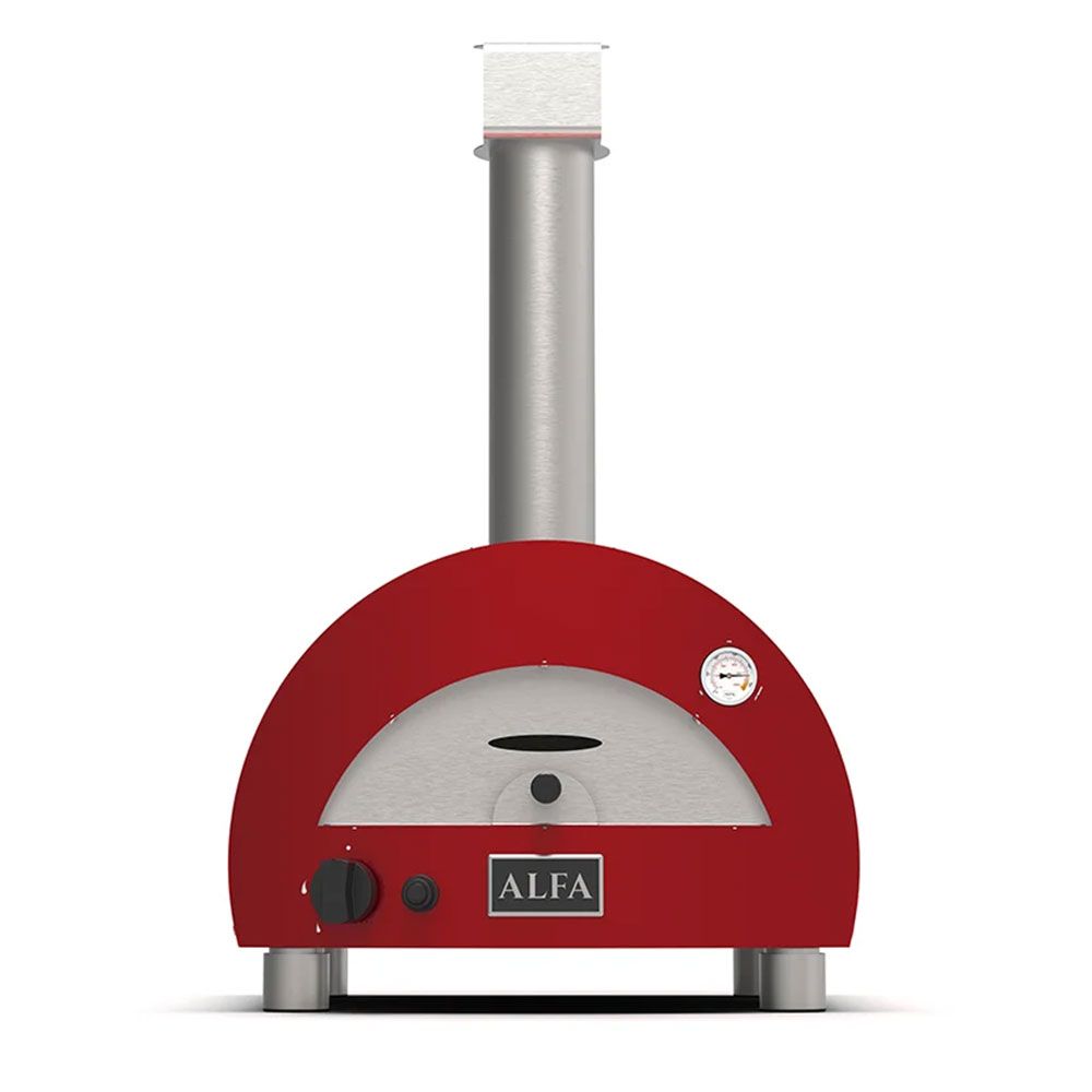 Forno per Pizza Esterno Moderno Portable Alfa Colore: Rosso Antico