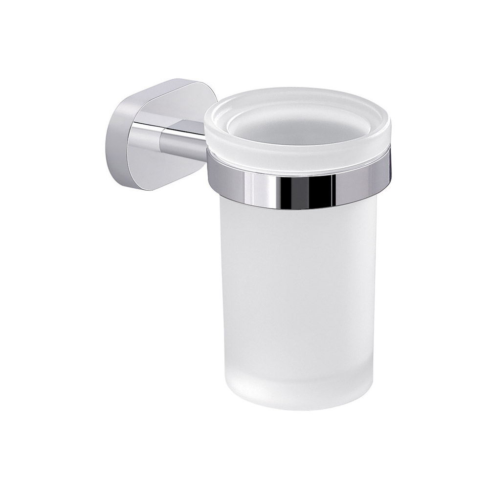 Porta Spazzolini da Denti a Parete Cromato Bernina Accessori Bagno Gedy